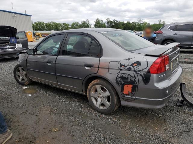 2HGES16395H608711 - 2005 HONDA CIVIC DX VP GRAY photo 2