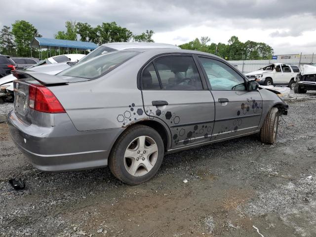 2HGES16395H608711 - 2005 HONDA CIVIC DX VP GRAY photo 3