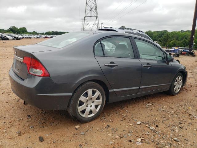 2HGFA1F53AH313929 - 2010 HONDA CIVIC LX GRAY photo 3