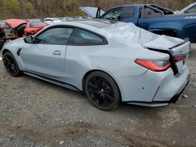 WBS43AZ04PCL27746 - 2023 BMW M4 COMPETITION GRAY photo 2