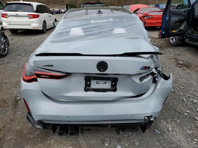 WBS43AZ04PCL27746 - 2023 BMW M4 COMPETITION GRAY photo 6