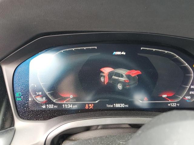 WBS43AZ04PCL27746 - 2023 BMW M4 COMPETITION GRAY photo 9