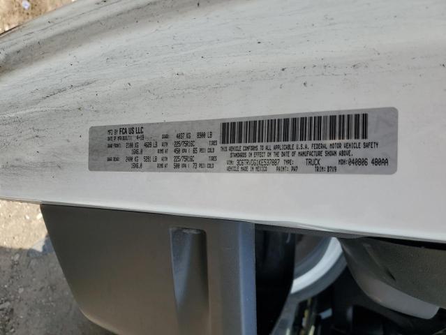3C6TRVDG1KE537887 - 2019 RAM PROMASTER 2500 HIGH WHITE photo 13