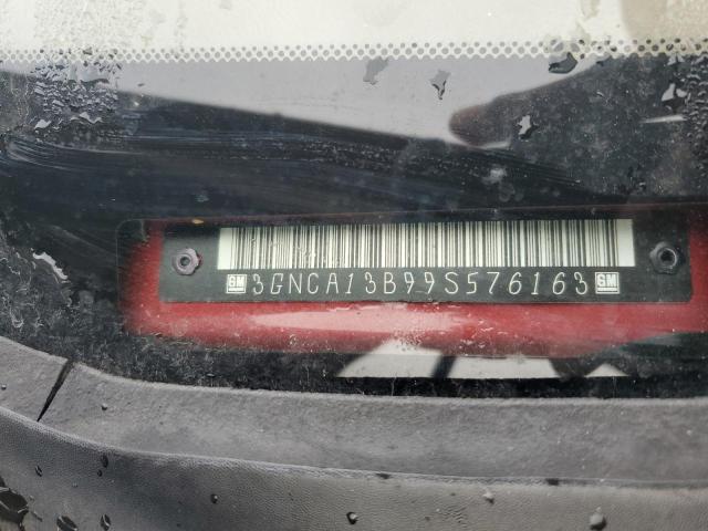 3GNCA13B99S576163 - 2009 CHEVROLET HHR LS MAROON photo 12