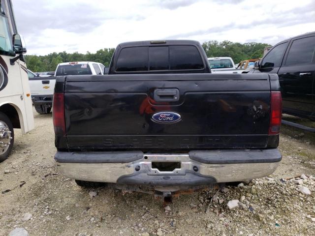 1FTWW31P86EA66300 - 2006 FORD F350 SRW SUPER DUTY BLACK photo 6