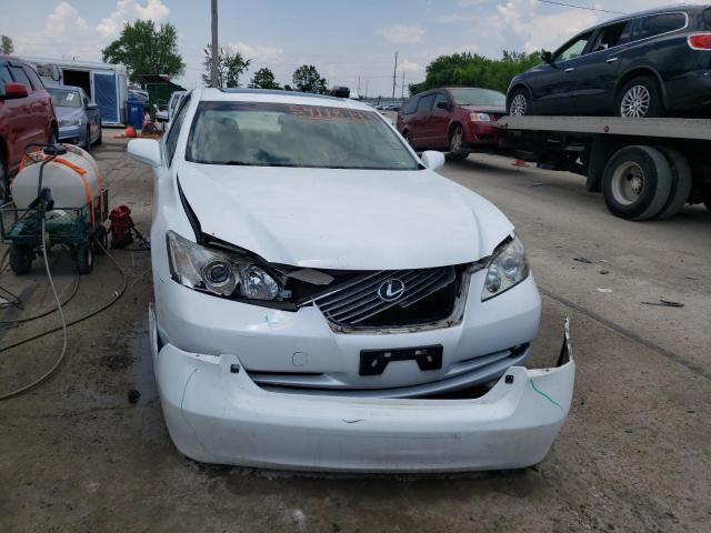 JTHBJ46G692285336 - 2009 LEXUS ES 350 WHITE photo 5