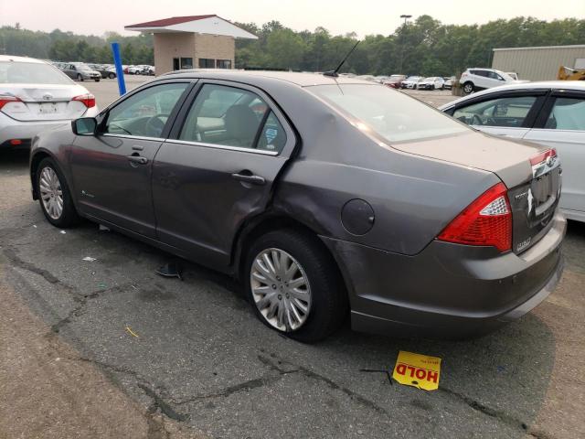 3FADP0L3XAR353811 - 2010 FORD FUSION HYBRID GRAY photo 2