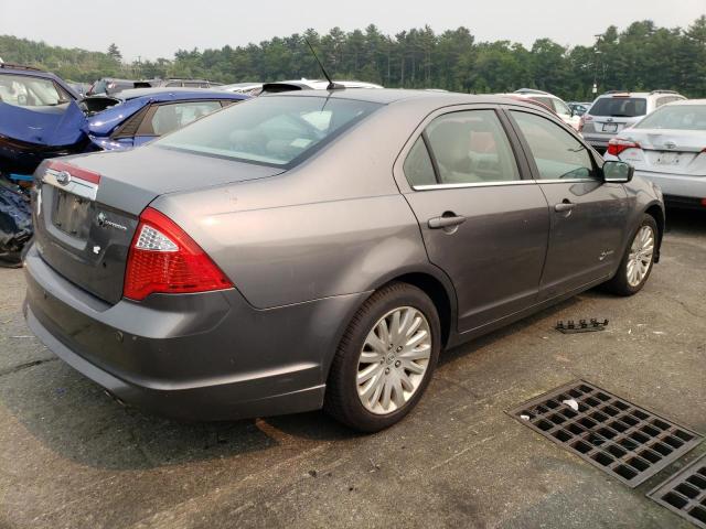 3FADP0L3XAR353811 - 2010 FORD FUSION HYBRID GRAY photo 3