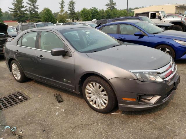 3FADP0L3XAR353811 - 2010 FORD FUSION HYBRID GRAY photo 4