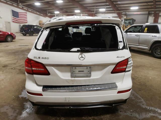 4JGDF6EEXHA935440 - 2017 MERCEDES-BENZ GLS 450 4MATIC WHITE photo 6