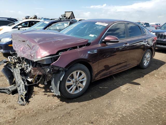 5XXGT4L36JG179521 - 2018 KIA OPTIMA LX MAROON photo 1