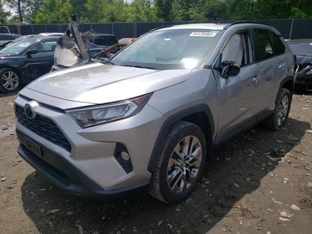 2T3A1RFV4KC036766 - 2019 TOYOTA RAV4 XLE PREMIUM SILVER photo 1