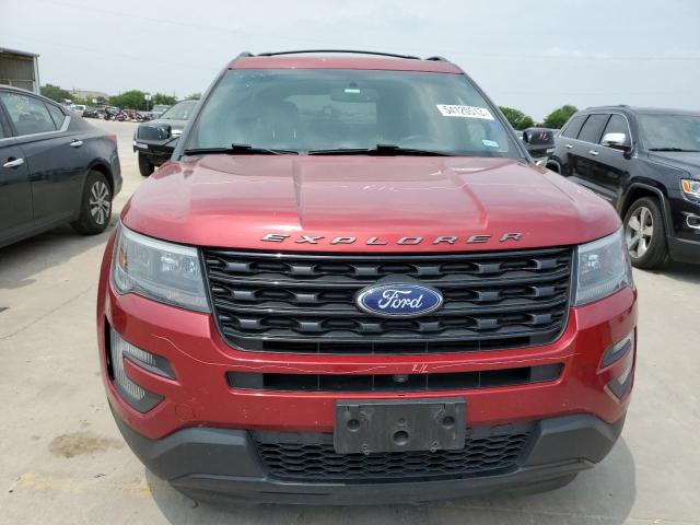 1FM5K8GT6GGA76088 - 2016 FORD EXPLORER SPORT BURGUNDY photo 5