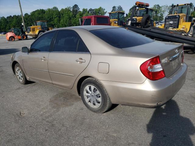 4T1BE32K63U141822 - 2003 TOYOTA CAMRY LE GOLD photo 2