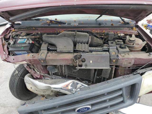 1FBNE31L74HA69068 - 2004 FORD ECONOLINE E350 SUPER DUTY WAGON BURGUNDY photo 12