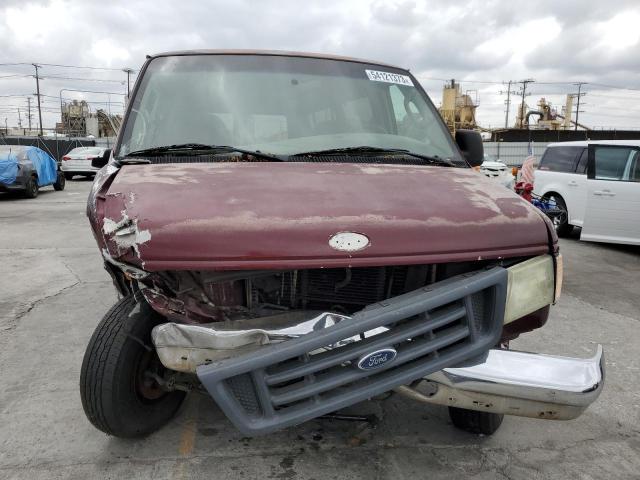 1FBNE31L74HA69068 - 2004 FORD ECONOLINE E350 SUPER DUTY WAGON BURGUNDY photo 5