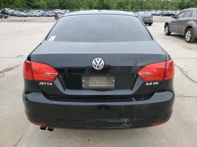 3VWDX7AJ9BM105887 - 2011 VOLKSWAGEN JETTA SE BLACK photo 6