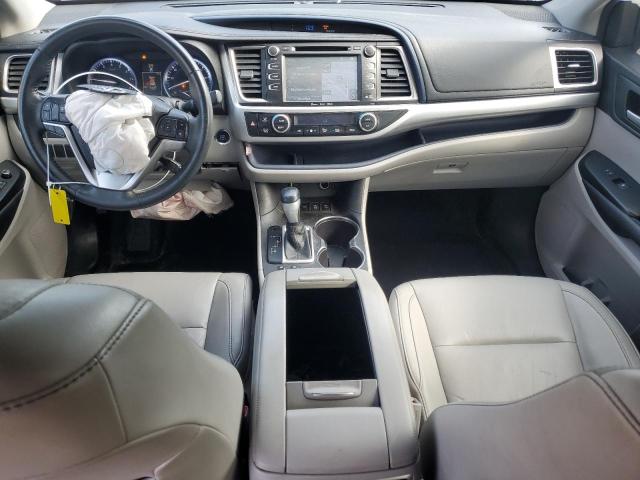 5TDJKRFH3GS229070 - 2016 TOYOTA HIGHLANDER XLE BLUE photo 8