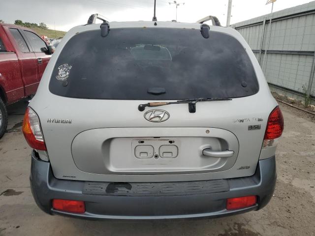 KM8SC73E85U906666 - 2005 HYUNDAI SANTA FE GLS SILVER photo 6