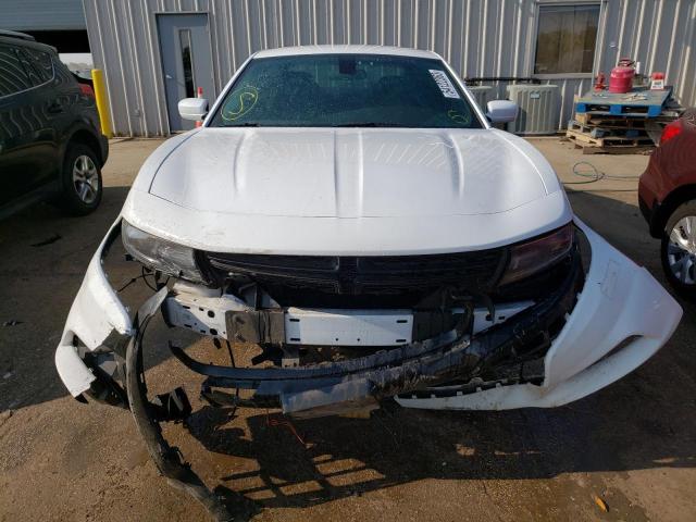 2C3CDXAG6KH658916 - 2019 DODGE CHARGER POLICE WHITE photo 5