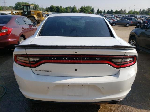 2C3CDXAG6KH658916 - 2019 DODGE CHARGER POLICE WHITE photo 6