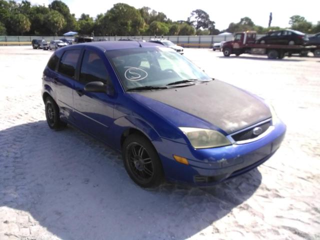 3FAFP37N15R143531 - 2005 FORD FOCUS ZX5 BLUE photo 4