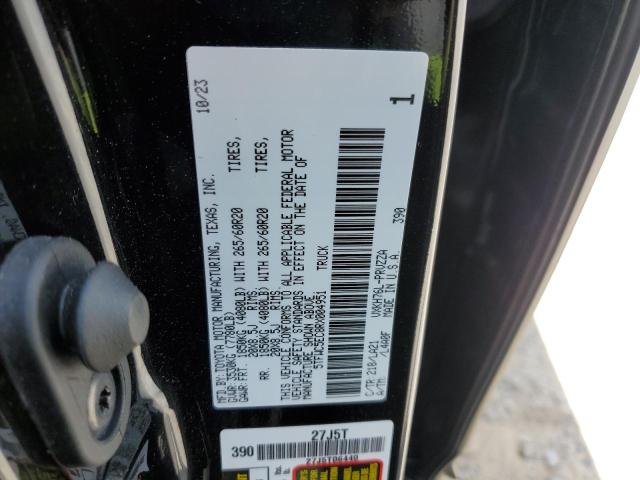 5TFWC5EC8RX004951 - 2024 TOYOTA TUNDRA CREWMAX PLATINUM შავი ფოტო 12