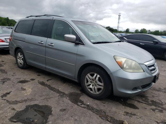 5FNRL386X5B133009 - 2005 HONDA ODYSSEY EXL BLUE photo 4