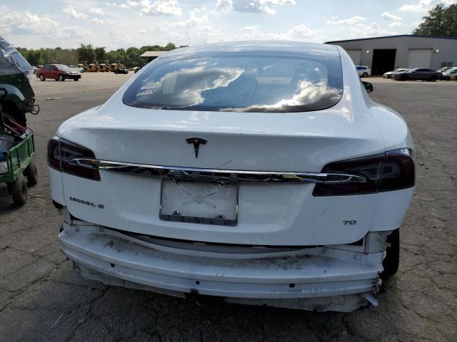 5YJSA1E16FF109554 - 2015 TESLA MODEL S Սպիտակ լուսանկար 6
