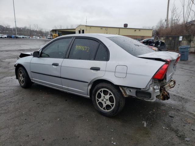 2HGES16355H561936 - 2005 HONDA CIVIC DX VP SILVER photo 2