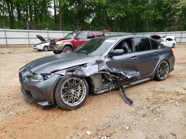 WBS33AY04MFL54422 - 2021 BMW M3 COMPETITION ნაცრისფერი ფოტო 1