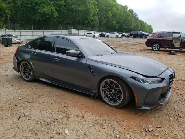 WBS33AY04MFL54422 - 2021 BMW M3 COMPETITION ნაცრისფერი ფოტო 4