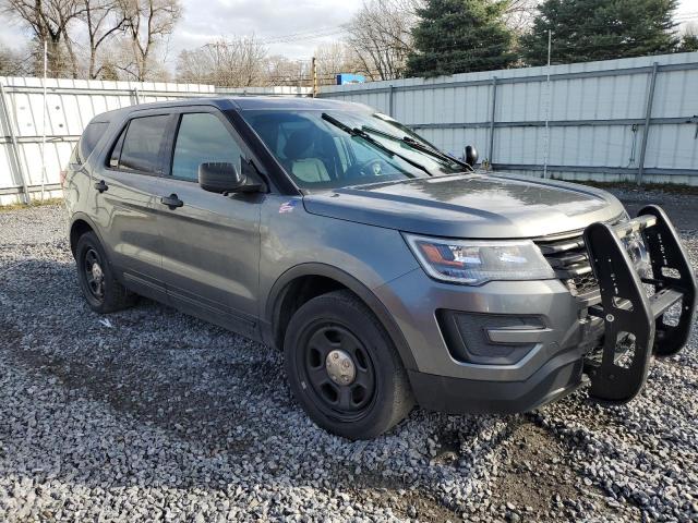 1FM5K8AR0HGA44011 - 2017 FORD EXPLORER POLICE INTERCEPTOR 灰色 照片 4