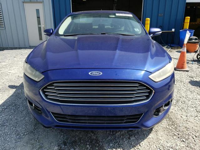 3FA6P0D94DR352816 - 2013 FORD FUSION TITANIUM BLUE photo 5