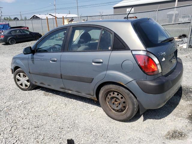 KNADE163266167134 - 2006 KIA RIO 5 GRAY photo 2