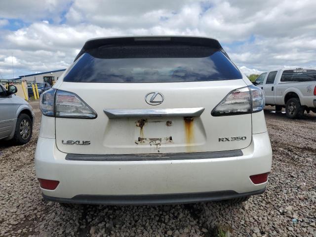 2T2BK1BA9AC011550 - 2010 LEXUS RX 350 WHITE photo 6