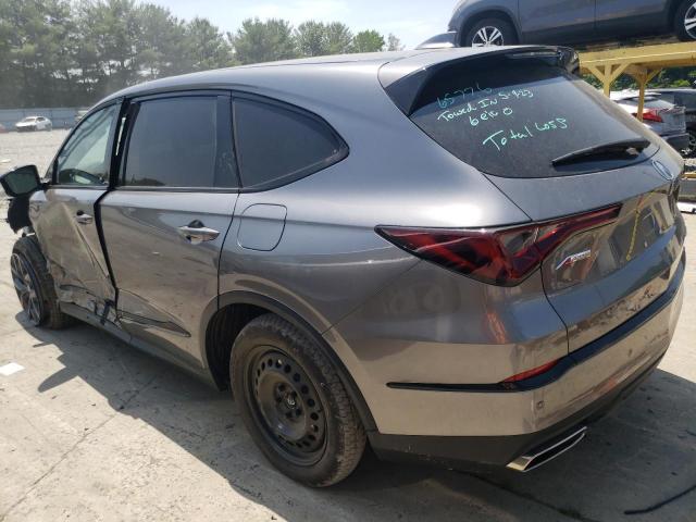 5J8YE1H09NL049767 - 2022 ACURA MDX A-SPEC GRAY photo 2