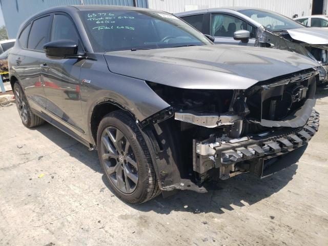 5J8YE1H09NL049767 - 2022 ACURA MDX A-SPEC GRAY photo 4