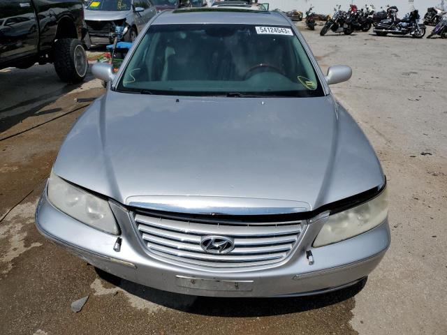 KMHFC46F86A086709 - 2006 HYUNDAI AZERA SE SILVER photo 5