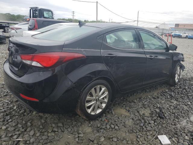 KMHDH4AEXEU179705 - 2014 HYUNDAI ELANTRA SE BLACK photo 3