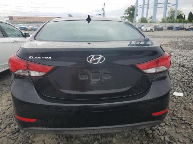 KMHDH4AEXEU179705 - 2014 HYUNDAI ELANTRA SE BLACK photo 6