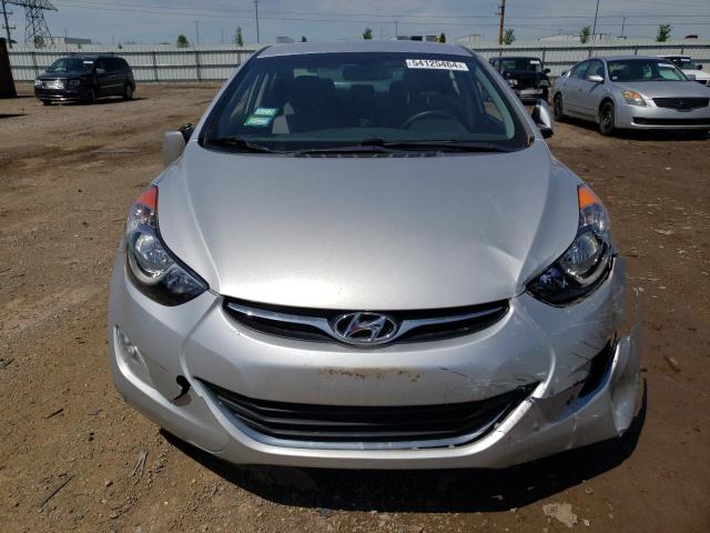 KMHDH4AE7DU653804 - 2013 HYUNDAI ELANTRA GLS SILVER photo 5