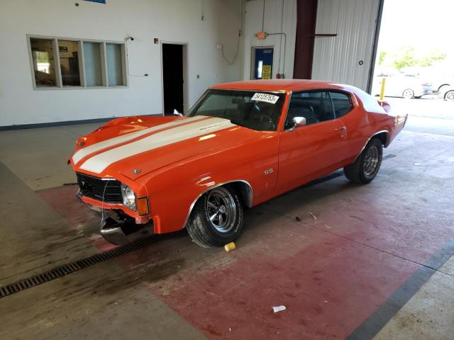 1D37H2K554460 - 1972 CHEVROLET CHEVELLE ORANGE photo 1