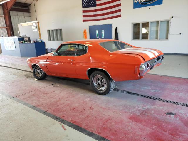 1D37H2K554460 - 1972 CHEVROLET CHEVELLE 橙色 照片 2