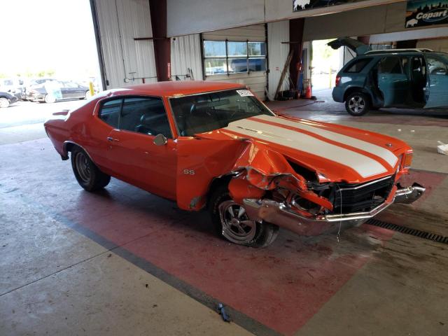 1D37H2K554460 - 1972 CHEVROLET CHEVELLE 橙色 照片 4