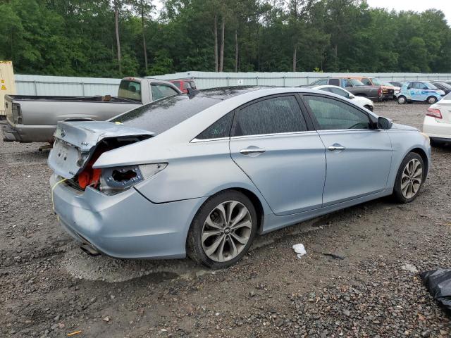 5NPEC4AB5DH663464 - 2013 HYUNDAI SONATA SE BLUE photo 3