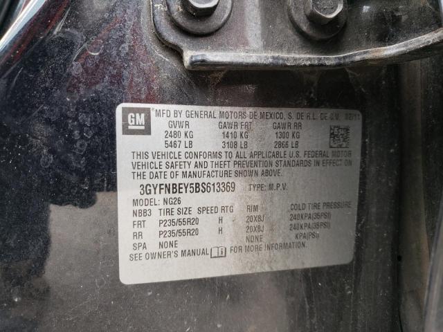 3GYFNBEY5BS613369 - 2011 CADILLAC SRX PERFORMANCE COLLECTION Қара фото 13