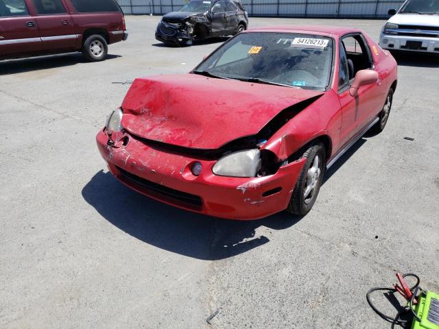 JHMEH6160SS007850 - 1995 HONDA CIVIC DEL SOL SI RED photo 1