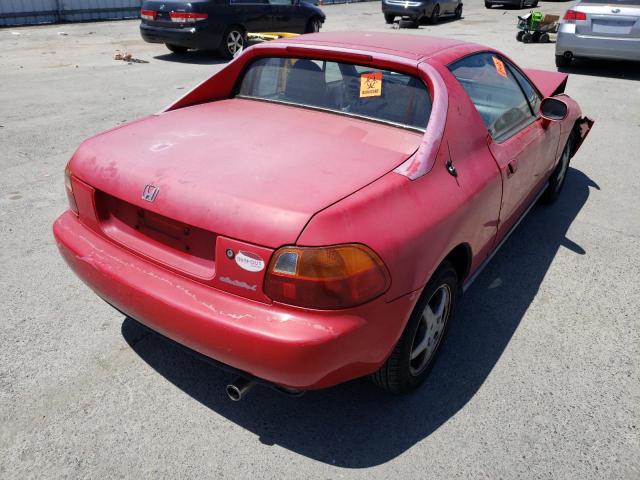 JHMEH6160SS007850 - 1995 HONDA CIVIC DEL SOL SI RED photo 3