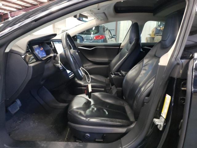 5YJSA1H11EFP44983 - 2014 TESLA MODEL S Սև լուսանկար 7